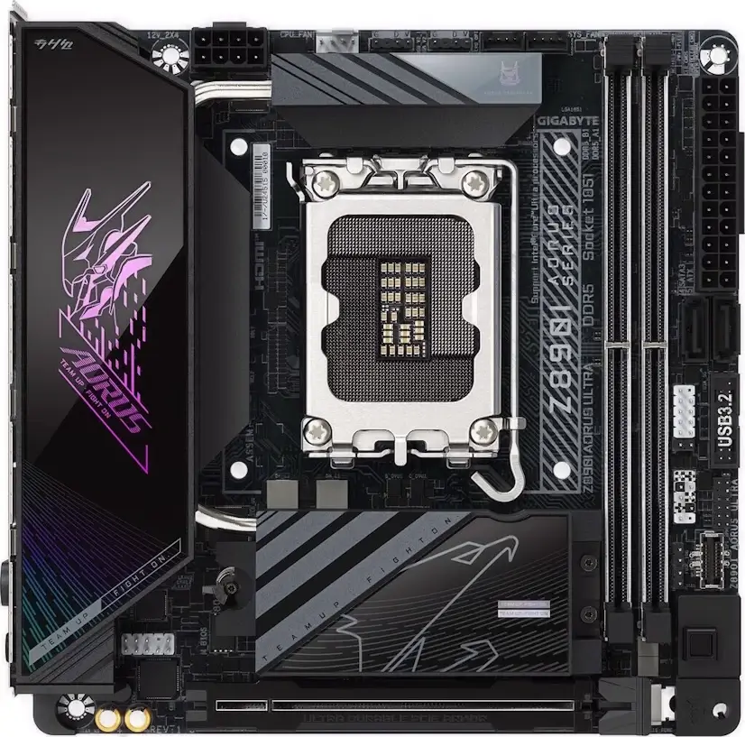Montaje Placas Base Gigabyte Z890I AORUS ULTRA Gaming PC Leganés Montaje Placa Base Gigabyte Z890I AORUS ULTRA Gaming PC Leganés