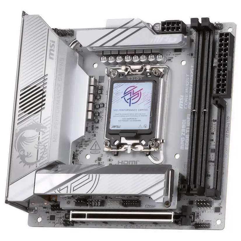 Montaje Placa Base MSI MPG Z890I EDGE TI WIFI Gaming PC Leganés Montaje Placa Base MSI MPG Z890I EDGE TI WIFI Gaming PC Leganés